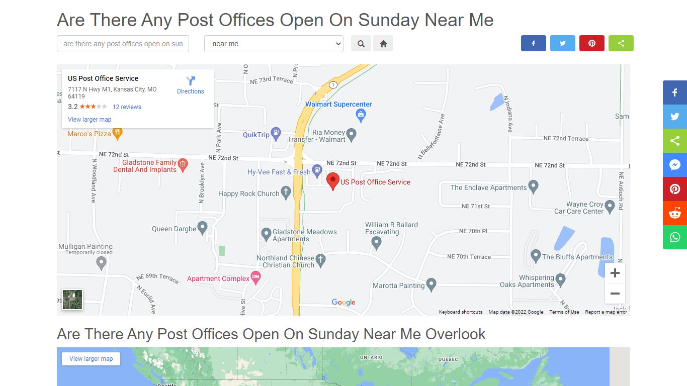 Are There Any Post Offices Open On Sunday Near Me